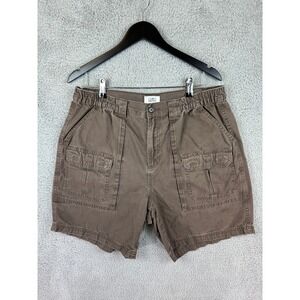 Croft & Barrow cargo Hiking shorts Mens 36x7 Tan comfort waist outdoor fishing
